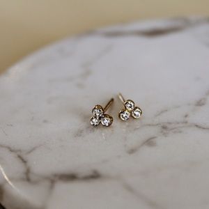 La Soula Diamond Stud Earrings